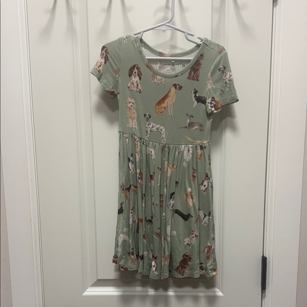 🐾🐶Posh Peanut Dog Print Twirl Dress Size 3T-4T🐶